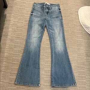 Stylish Blue Flare Women's Jeans